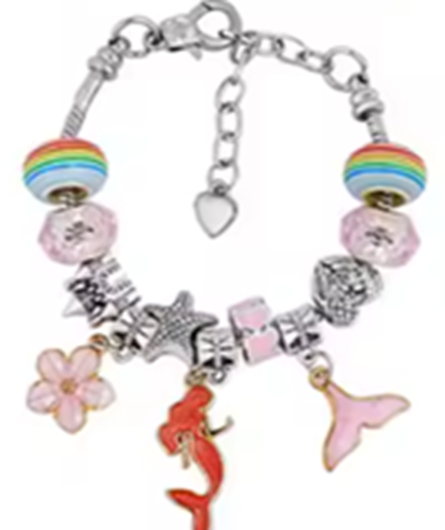 pink necklace