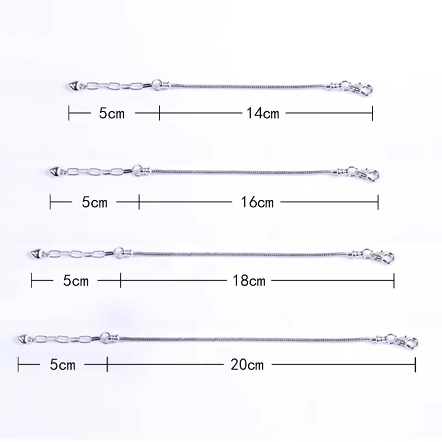 sizes of chins
